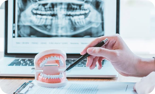 治療計画の説明の様子