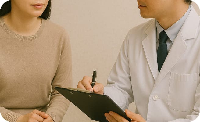 治療プラン提案の様子