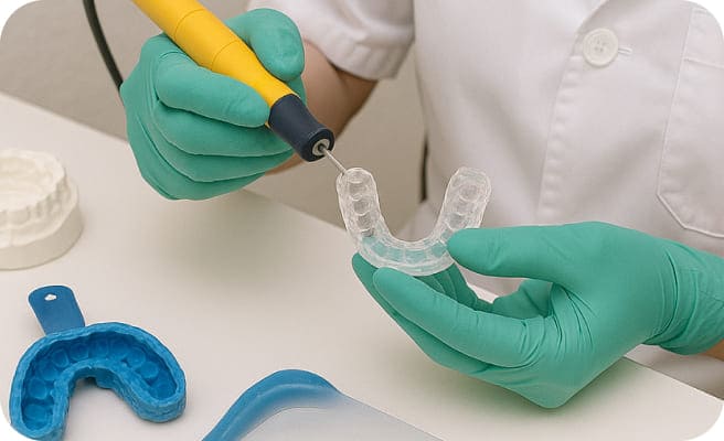 メモをしている様子