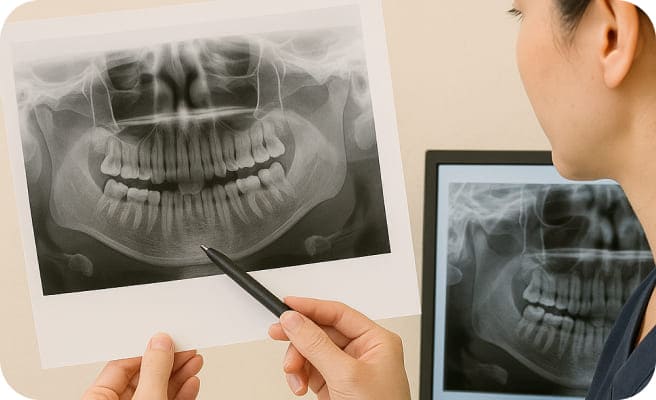 メモをしている様子